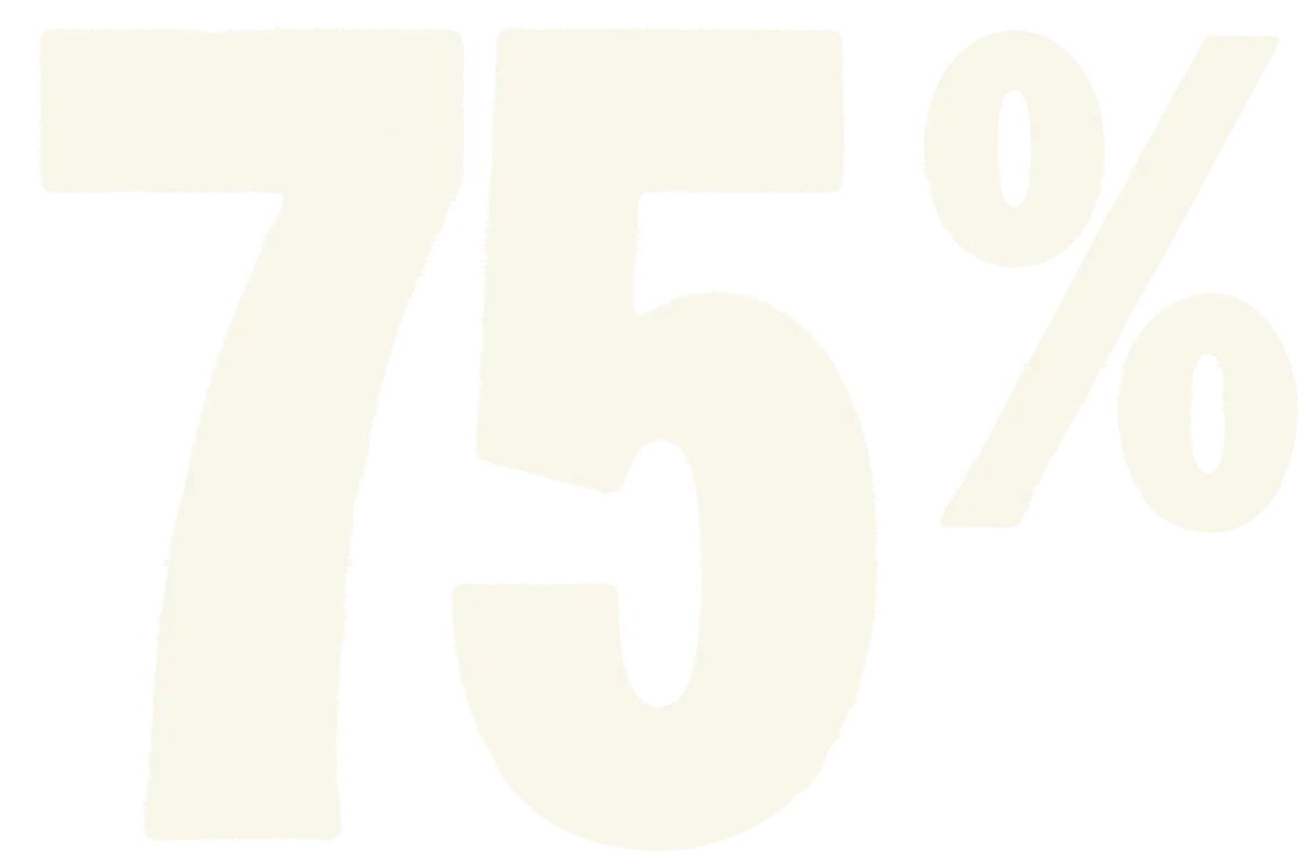 75%